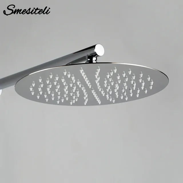 Pommeau de douche rond Ultra fin 8/10/2 pouces – vue 2