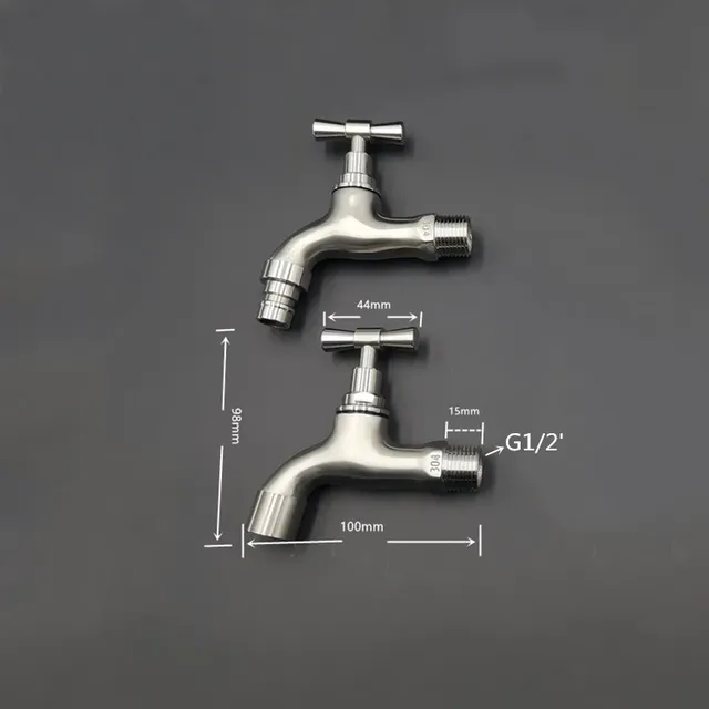 Robinet mural extérieur jardin acier inoxydable 304… – vue 4