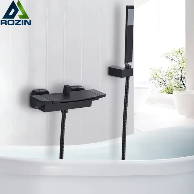 Mitigeur bain douche mural contemporain monocommande bec… – vue 2