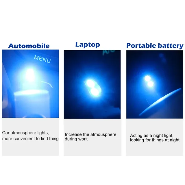 Lumière LED USB RGB pour voiture – vue 5