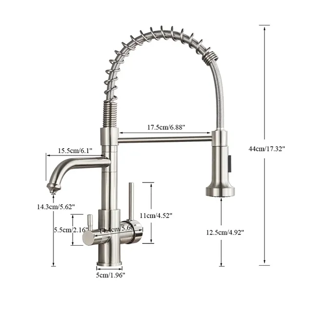 Robinet de cuisine avec filtre à eau Pure – vue 2