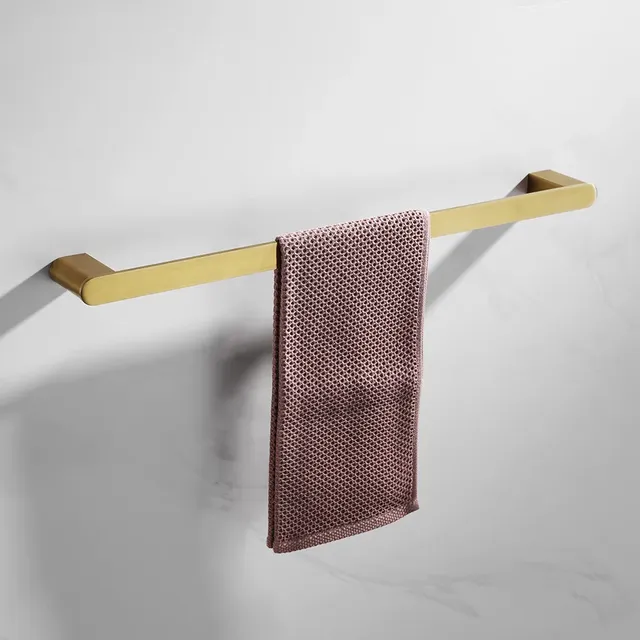 Accessoires de salle de bains en or brossé – vue 3