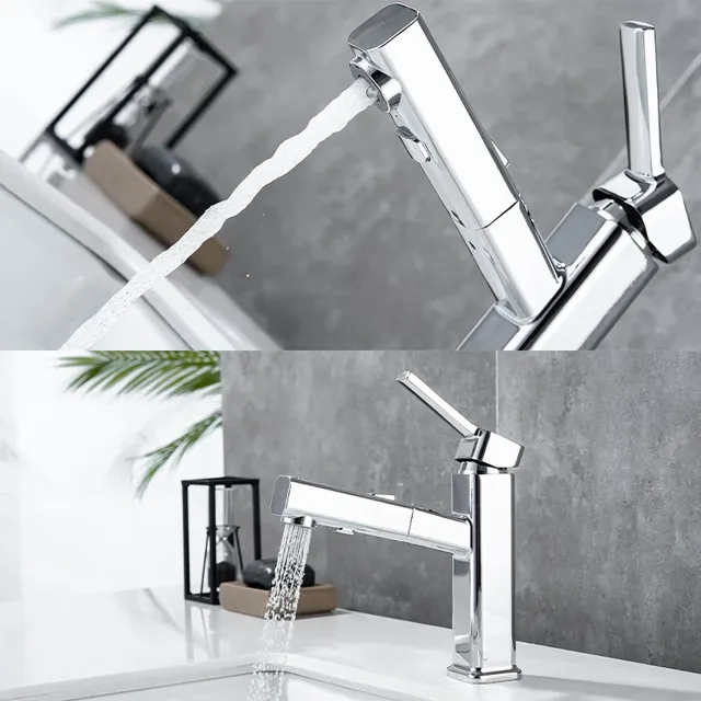 Mitigeur monocommande monotrou bec extractible douchette… – vue 7