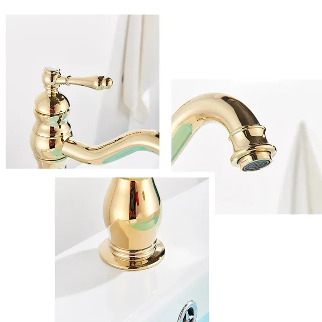 Onyzpily robinet de lavabo de bain en laiton chromé – vue 5