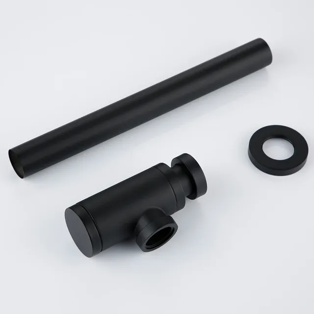 Siphon bouteille noir mat laiton design cylindrique… – vue 4