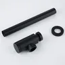 Siphon bouteille noir mat laiton design cylindrique… – vue 4