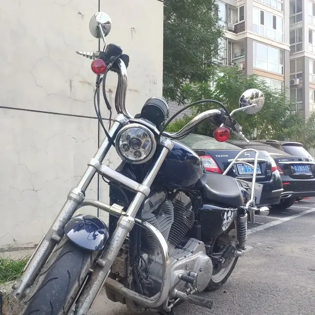 Rétroviseurs ronds convexes rétro pour moto – vue 4