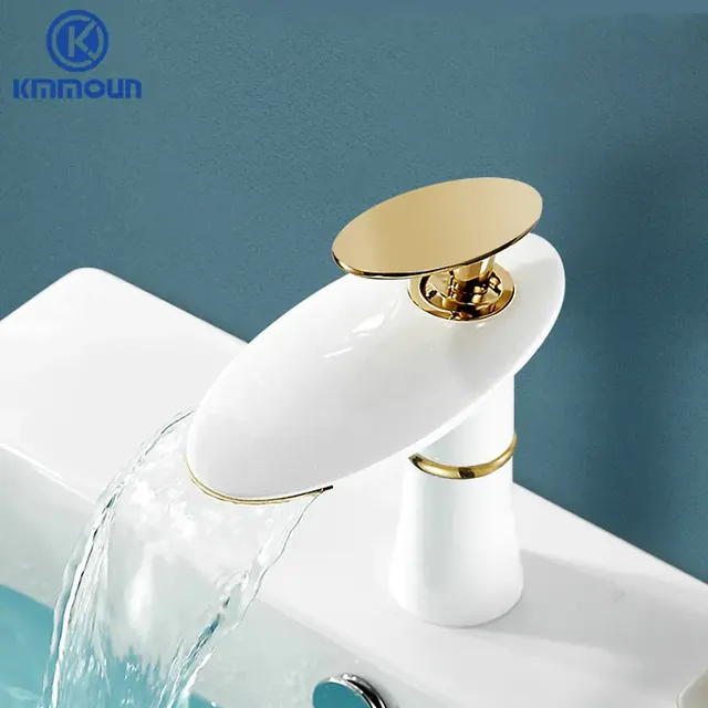 Robinet de lavabo mélangeur chaud et froid – vue 4
