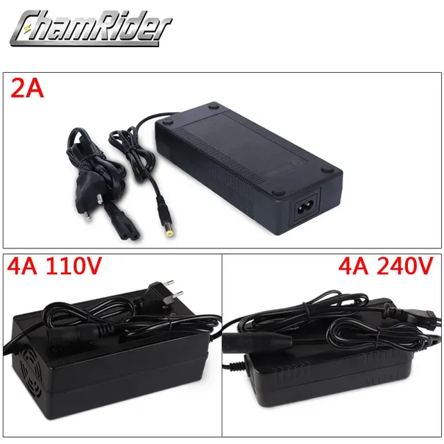 Chamrider 54.6V 4A chargeur de batterie au Lithium 48v… – vue 5