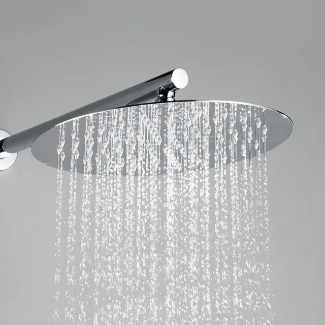 Pommeau de douche rond Ultra fin 8/10/2 pouces – vue 3