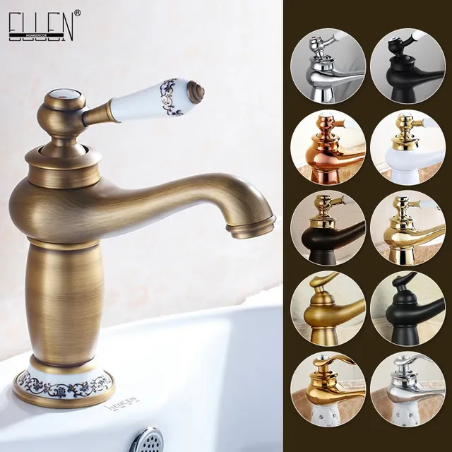 Robinet de salle de bains finition Bronze Antique – vue 4