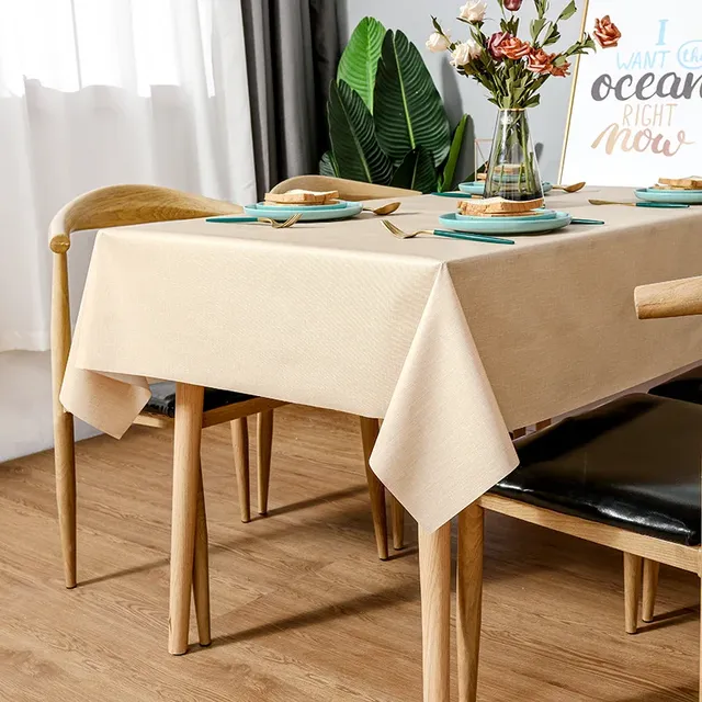 Nappe rectangulaire en plastique PVC optique – vue 5