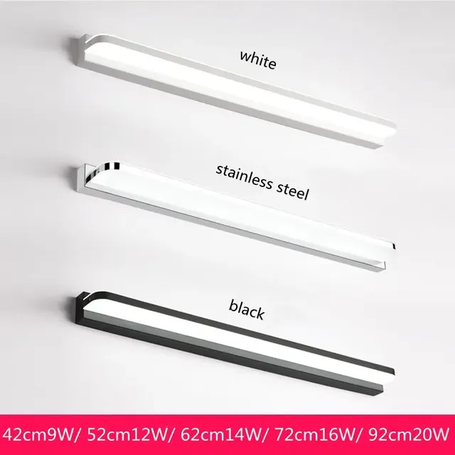 Led miroir lumière salle de bain lumières moderne… – vue 6