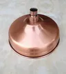 Pommeau de douche rond en cuivre rouge Antique de 8 pouces – vue 3