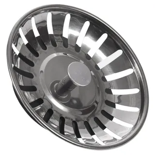 Bouchon vidange évier crépine panier filtrant acier inoxydable poli…