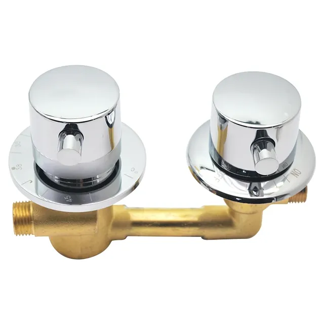 Robinet de douche thermostatique en laiton – vue 5