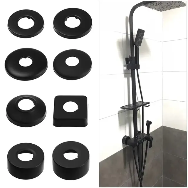 Couvercle mural décoratif noir mat acier inoxydable… – vue 2