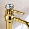 Robinet de lavabo en laiton finition dorée froide et… – vue 6