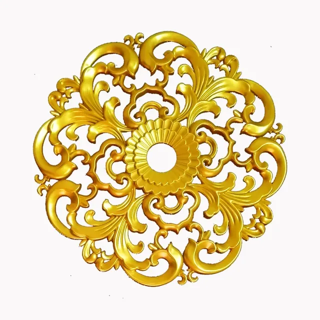 Rosace plafond décorative ronde baroque rococo motifs…