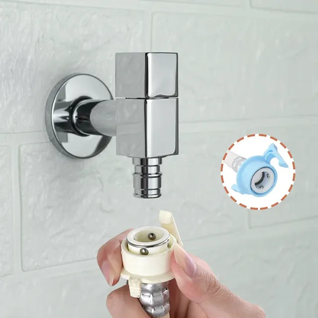 Robinet mural en laiton massif pour machine à laver – vue 4