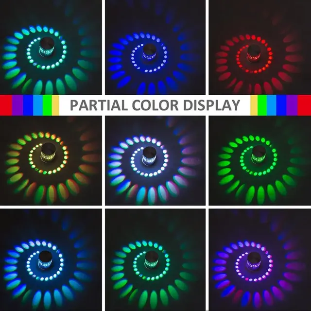 Applique murale LED en aluminium RVB – vue 3
