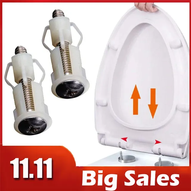 Charnières abattant toilette universelles nylon tige…