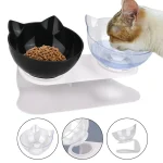 Double bols durables, mangeoire à eau pour aliments pour animaux de compagnie, avec support surélevé, Protection cervicale antidérapante, bol pour chat, mangeoire pour chiens et chats