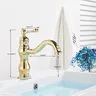 Onyzpily robinet de lavabo de bain en laiton chromé – vue 4