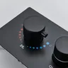 Vanne thermostatique noire à 3 sorties – vue 3