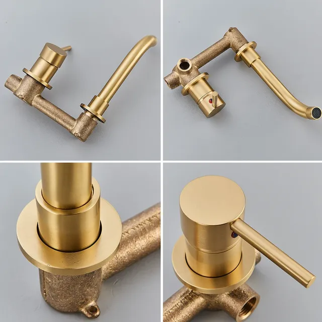 Robinet de lavabo noir mat – vue 5