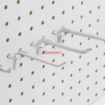 Panneau à crochets mural perforé, 5 pièces, pour rangement, Garage, atelier, fixation, 10CM panneau perforé mural panneau perforé