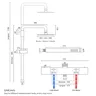 Système thermostatique robinet de bain – vue 4