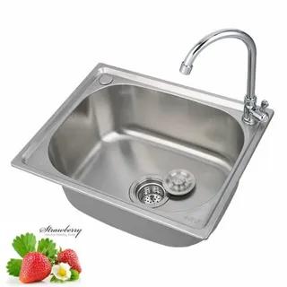 Évier de cuisine en acier inoxydable 304