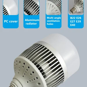 Ampoule Globe Led B22 E26 E27 E39 E40, 80W 120W 150W 200W 300W AC220V, lampe boule à économie d’énergie, éclairage d’atelier au sol pour maison et usine Ampoule Globe Led B22 E26 E27 E39 E40, 80W 120W 150W 200W 300W AC220V, lampe boule à économie d’énergie, éclairage d’atelier au sol pour maison et usine