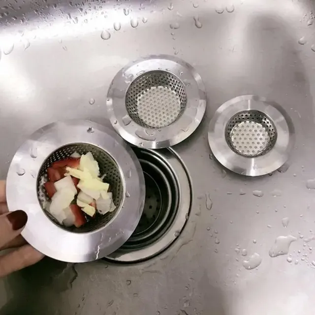 Crépine d'évier de cuisine en acier inoxydable – vue 6