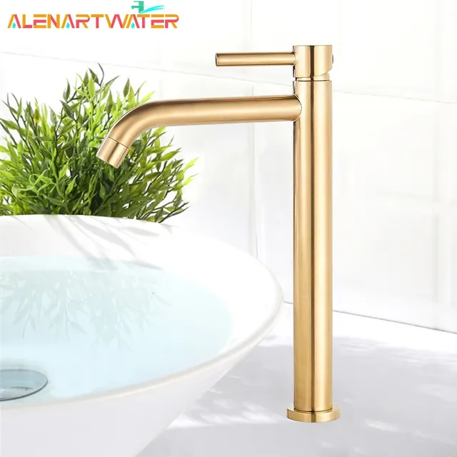 Robinet mitigeur d'eau chaude et froide pour lavabo – vue 2