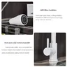Senlesen robinet de cuisine blanc extractible – vue 4