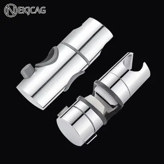 Support douche coulissant chromé réglable rail ABS plastique montage…