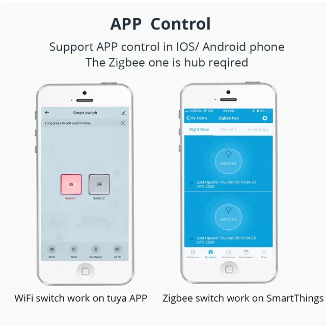 Commutateur WiFi Zigbee 3.0 – vue 3