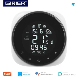 Tuya – Thermostat Wifi intelligent, régulateur de température pour eau/chauffage électrique au sol/chaudière à gaz, fonctionne avec Alexa Google Home Tuya – Thermostat Wifi intelligent, régulateur de température pour eau/chauffage électrique au sol/chaudière à gaz, fonctionne avec Alexa Google Home