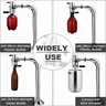Anti-mousse de robinet de bière d'acier inoxydable – vue 4