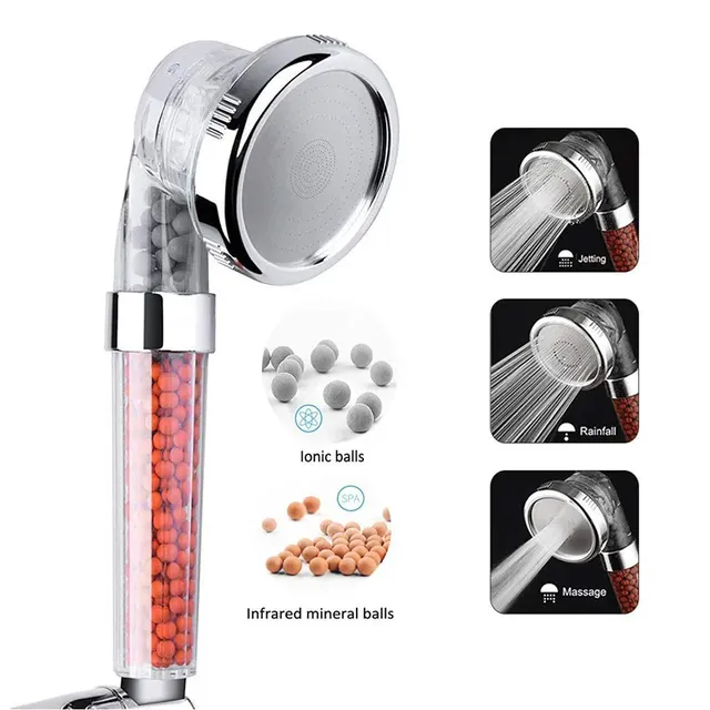 ZhangJi douche haute pression économie d'eau pluie Spa 3… – vue 3
