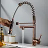 Robinet mitigeur cuisine extractible bec haut industriel… – vue 4