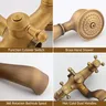 Ensemble de douche de baignoire en laiton antique – vue 4