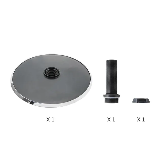 Pommeau pluie rond ultrafin 16cm ABS chromé… – vue 5