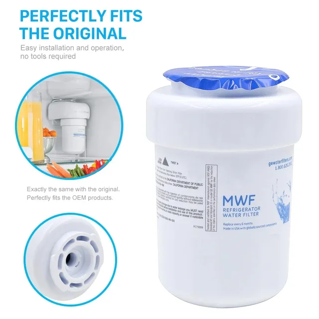Filtre eau réfrigérateur cartouche remplacement MWF… – vue 3