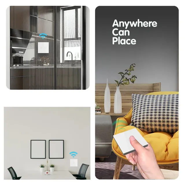 Interrupteur tactile Led sans fil pour maison intelligente – vue 5