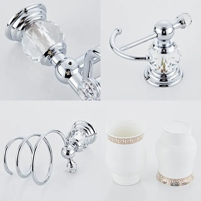 HOHardware-Ensemble d'étagère à serviettes de bain en… – vue 6