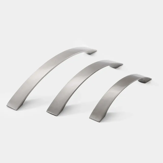 Poignée meuble aluminium brossé inoxydable moderne… – vue 6