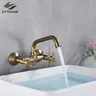 Robinet de cuisine en laiton Antique – vue 2